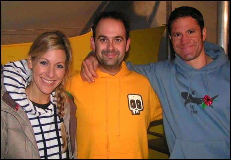 Jonathan with Steve Backshall and Naomi Wilkinson