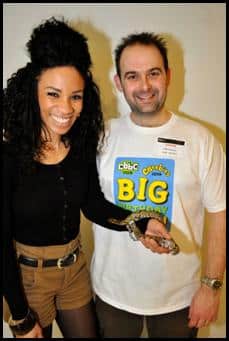 Jonathan with Michelle Ackerley